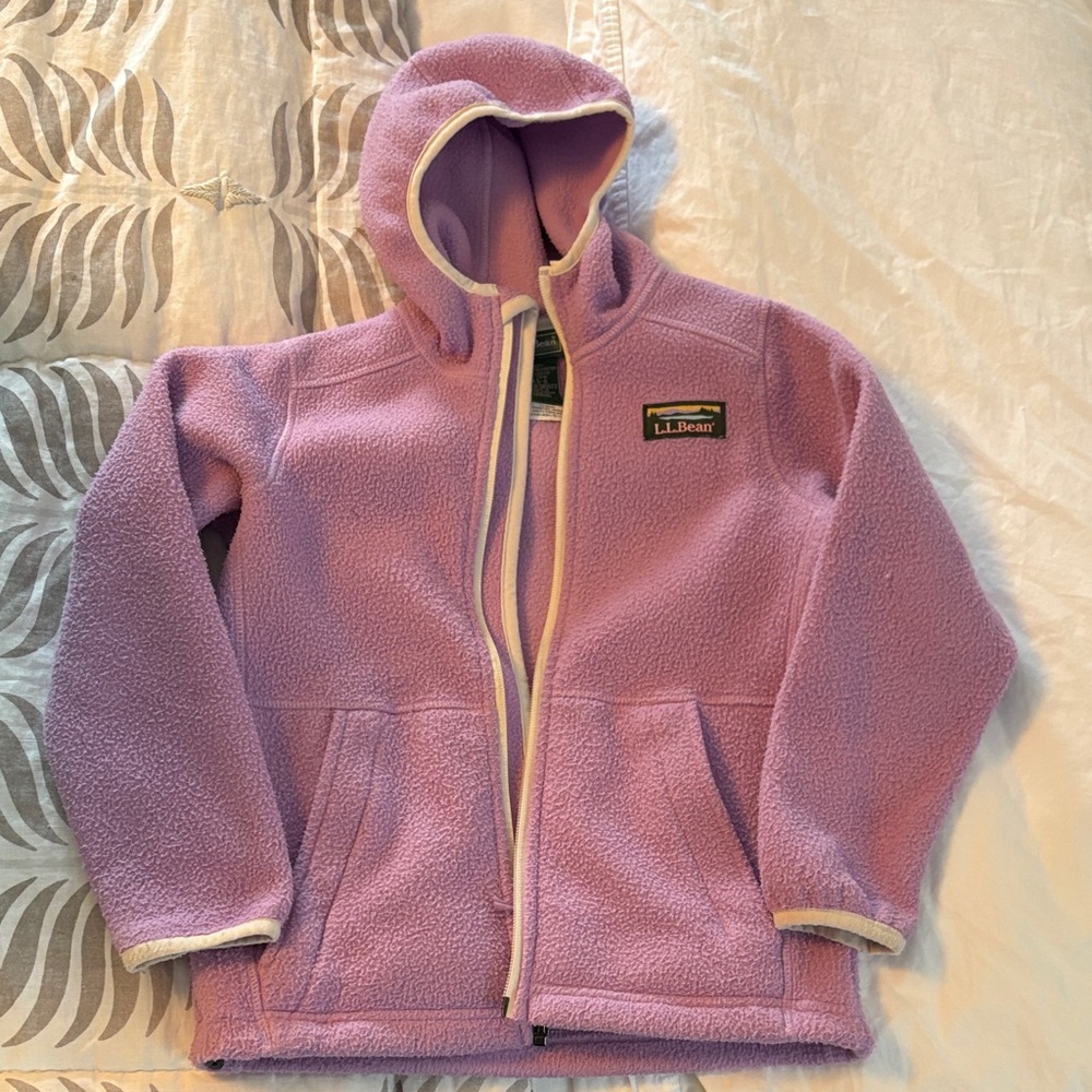L.L. Bean Kids' Lavender Fleece Jacket